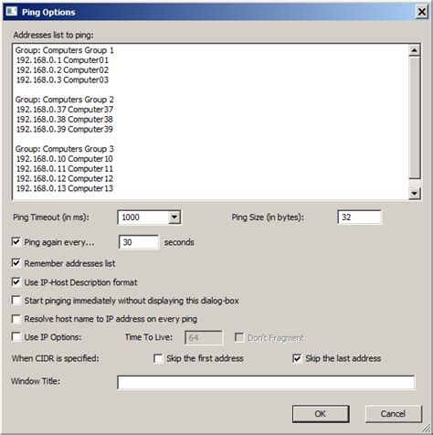 ping test nir soft|Ping to different computer groups with PingInfoView .